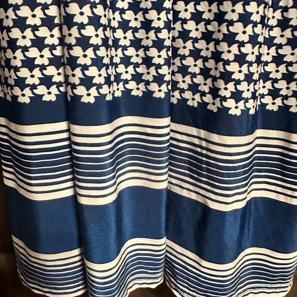 Navy blue and white maxi dress! - Picture 2 of 5